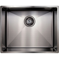 Мойка-Нерж "KAISER"  530x430x200*2.0+1.2mm/Gun metal (KSM-5345)